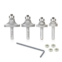 Corner Rounding Router Bits 2 Flute Sets