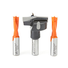 3 Pc. Brad Point & Hinge Boring Bit Set